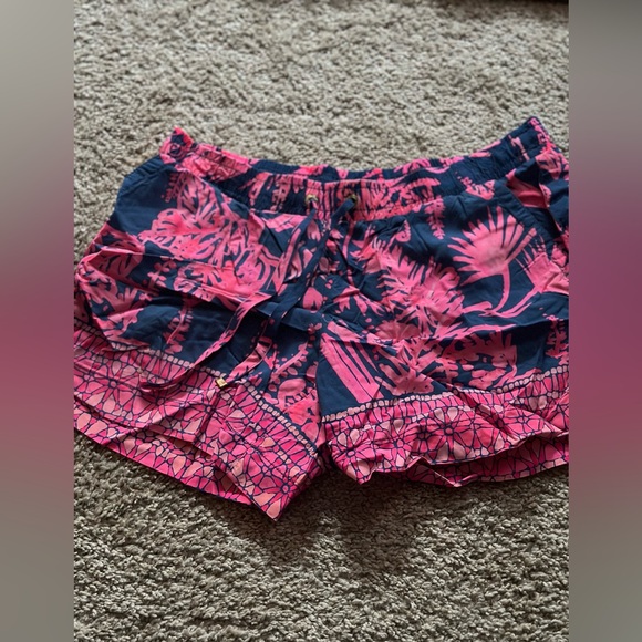 Lilly Pulitzer Tie Front Shorts - Picture 2 of 3